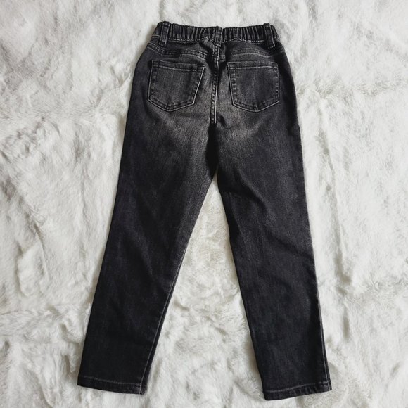 Cat & Jack, Girls' High-Rise Ankle Straight Jeans, 3KIDM-U - Picture 3 of 3